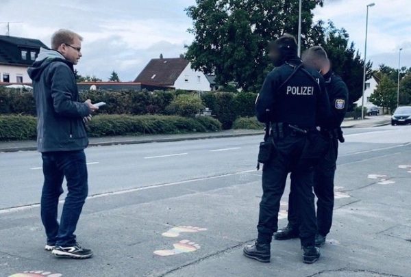 Anlasslose Polizeikontrolle